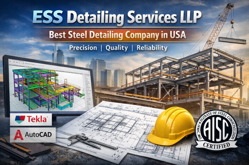 ESS Detailing Services LLP | Best Steel Detailing Company in USA