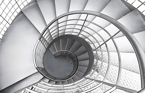 Spiral Stair for Honda Bentley Showroom