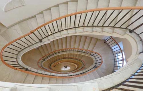 Spiral Stair of Four Pillar Hotel